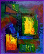 Doors Open Abstract Painting
