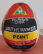 Southernmost Point Painted Coconut