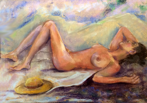 Gigi Nude Oil Painting
