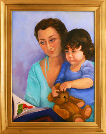 Chenoa and Meyline Oil Portrait