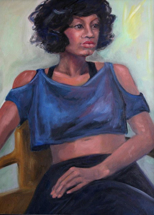 Woman in Chair Portrait