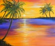 Key West Sunset Oil Painting