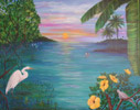 Keys Seascape Oil Painting