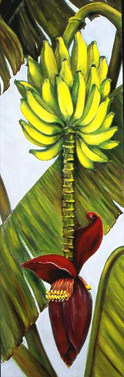 Banana Flower Oil Painting