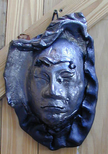 Metallic Face Ceramic Mask