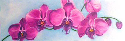 Orchid Painting