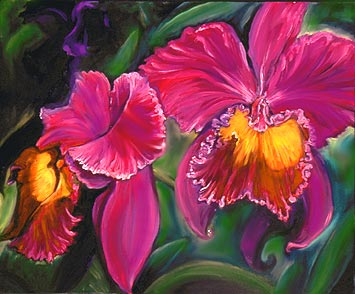 Orchid Painting