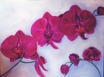 Orchid Painting