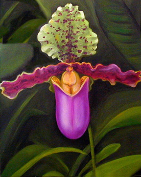 Orchid Painting