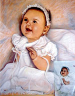 Baby from Photo Pastel Portrait