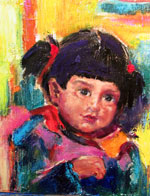 Guatemalan Girl Portrait