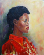 Brazilian Beauty Oil Portrait