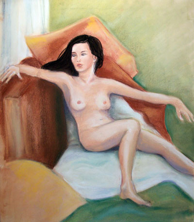 The Lounge Nude Painting