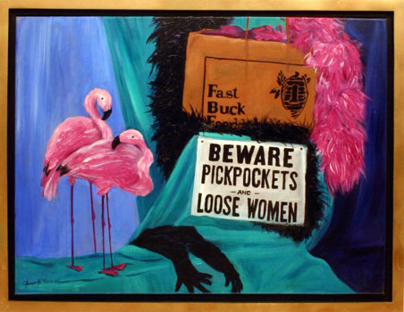 Fast Buck Freddie's Still Life Painting